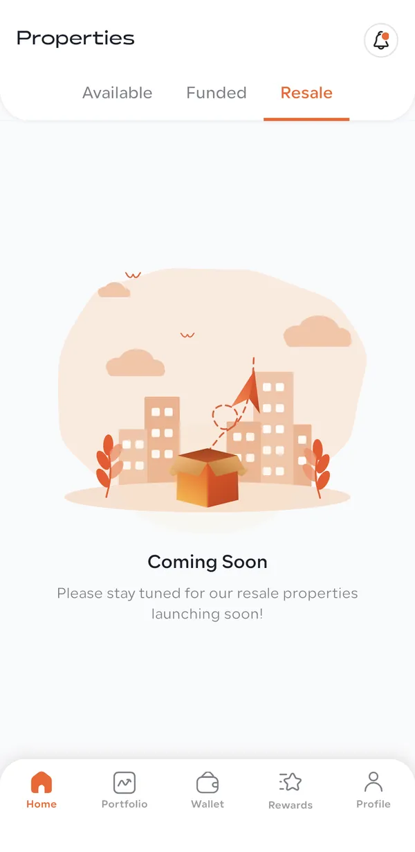 Amtaar app: the Resale tab, coming soon